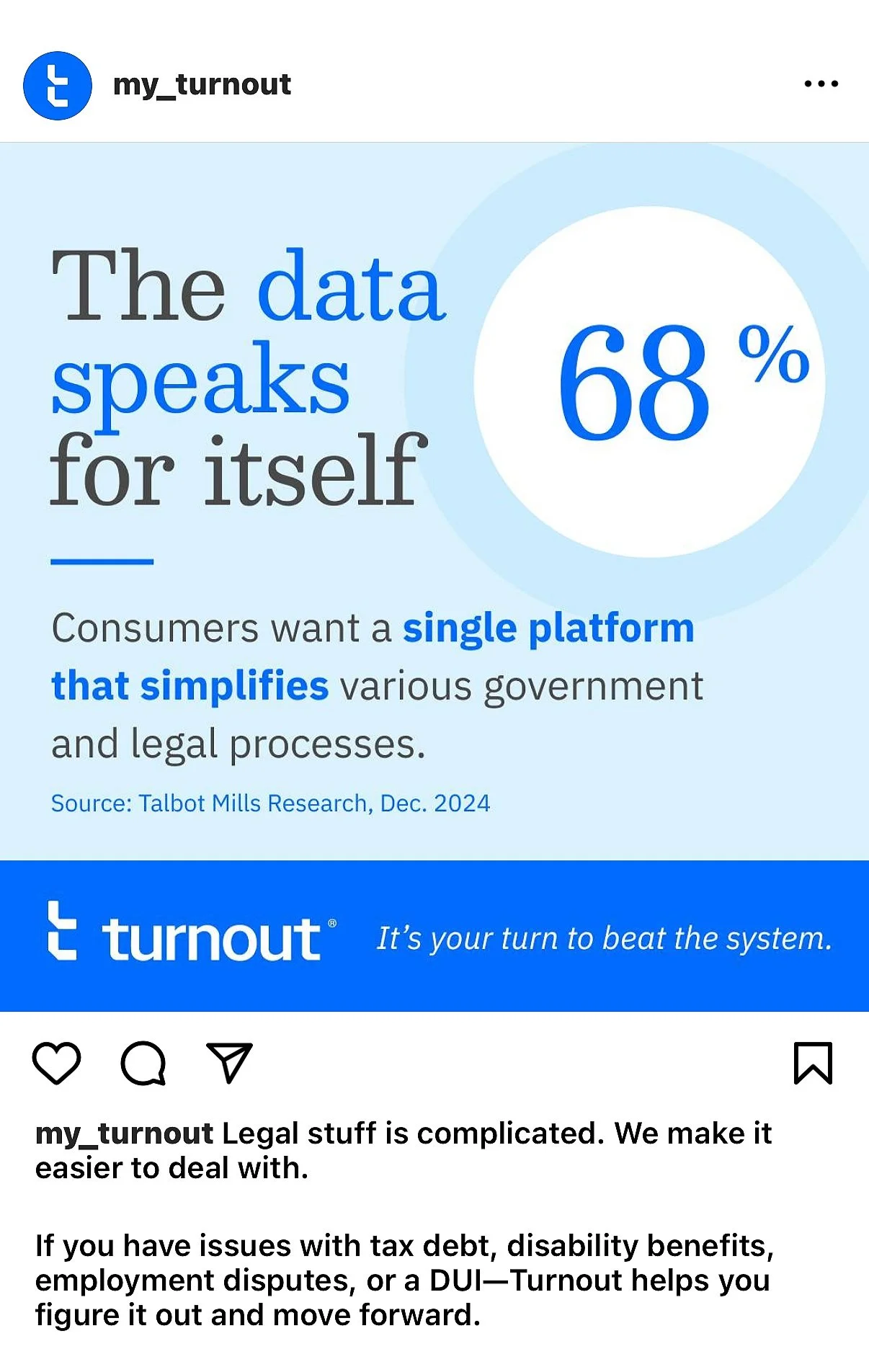 Turnout helps people untangle government processes. Get started at myturnout.com