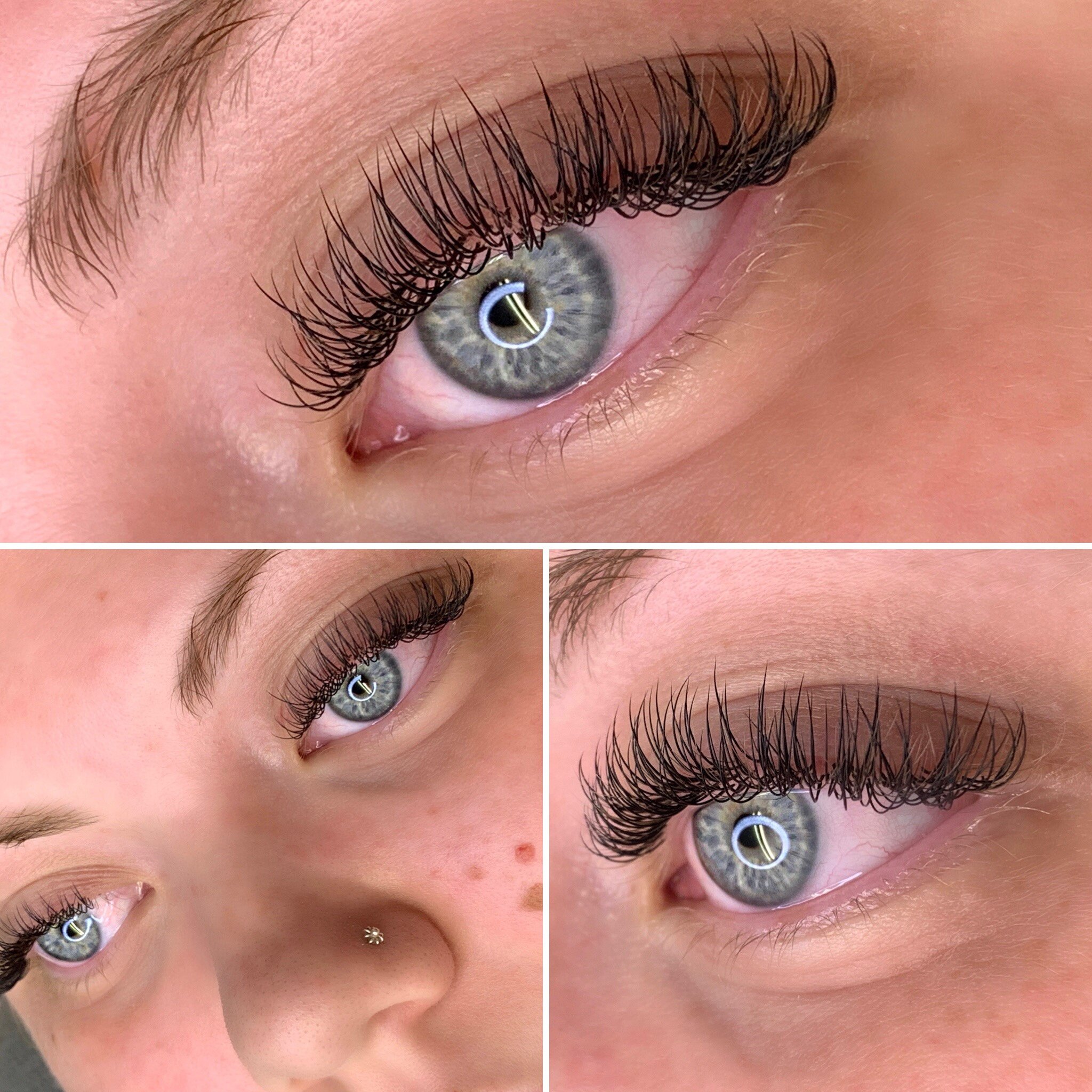 Singel blandat med flat lashes