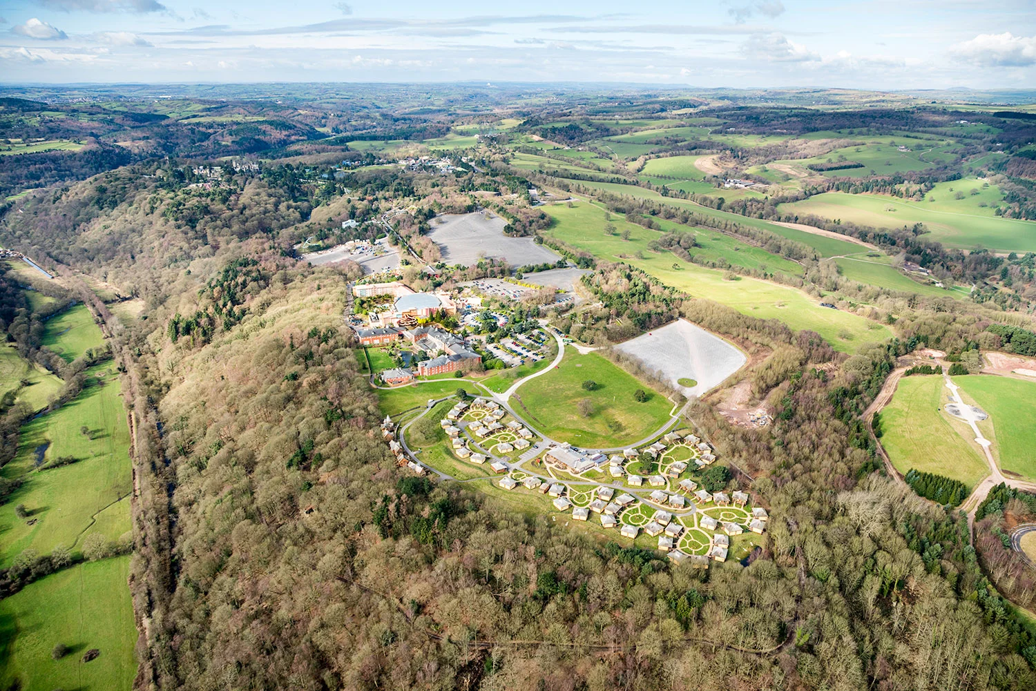 Alton Towers by aerial photographer Joas Souza