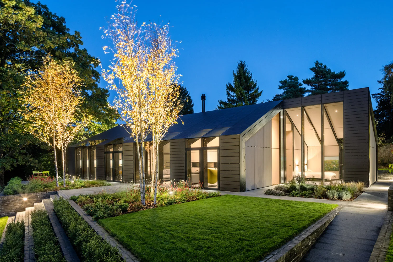 Oak Tree House Architectural Aerial Interior Photographer
