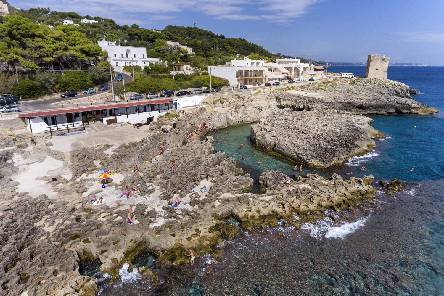 Beach and Natural Pool of Marina Serra