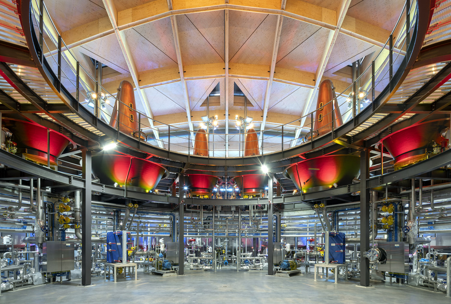  Interior and Exterior of new Scotch Whisky distillery at The Macallan distillery in Craigellachie in Moray, Scotland, UK - Photos by Joas Souza 