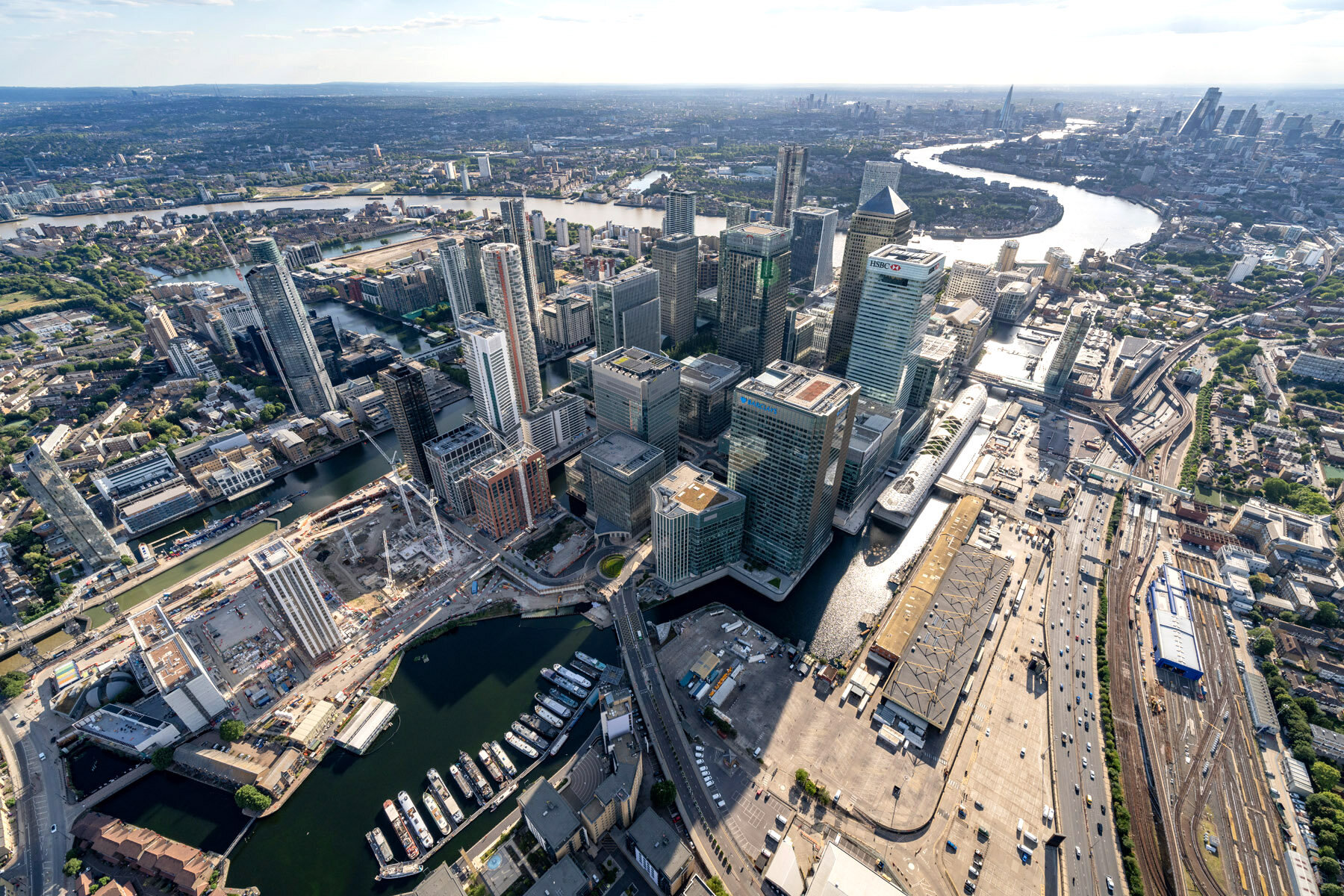  Canary Wharf Aerial Photography - July 2020 © Joas Souza 