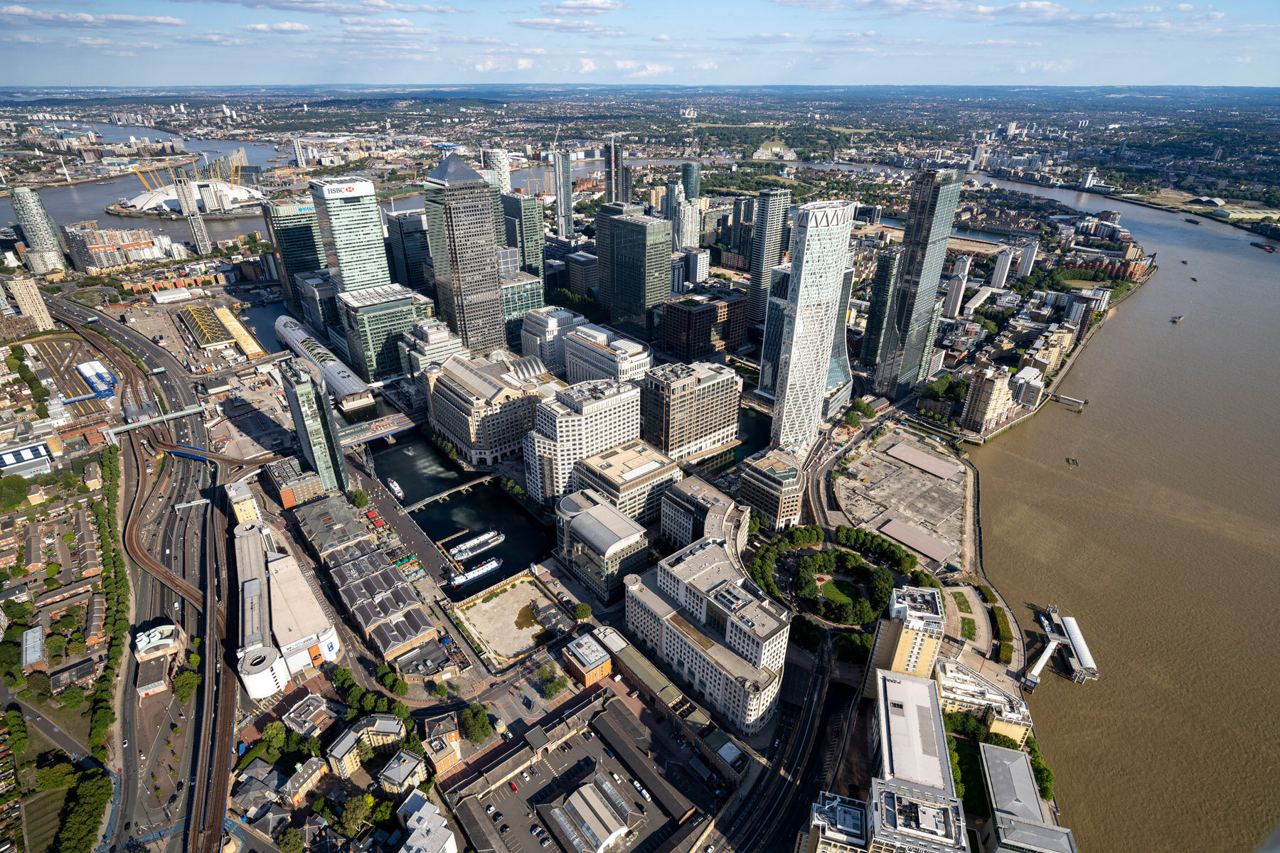  Canary Wharf Aerial Photography - July 2020 © Joas Souza 