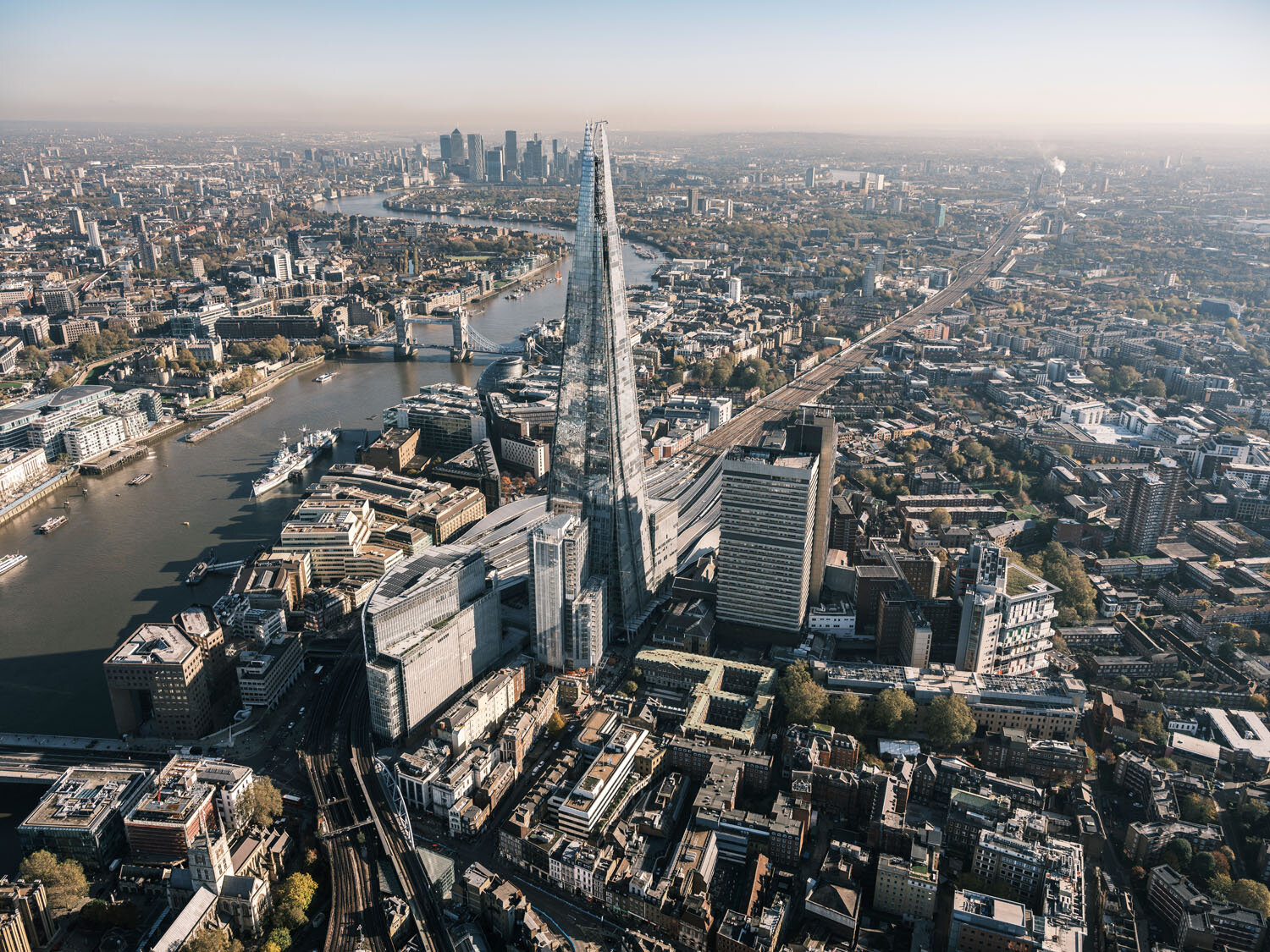  London Aerial View - The Shard and Surroundings 