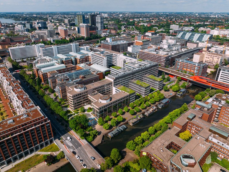 Hamburg Germany Aerial Photography