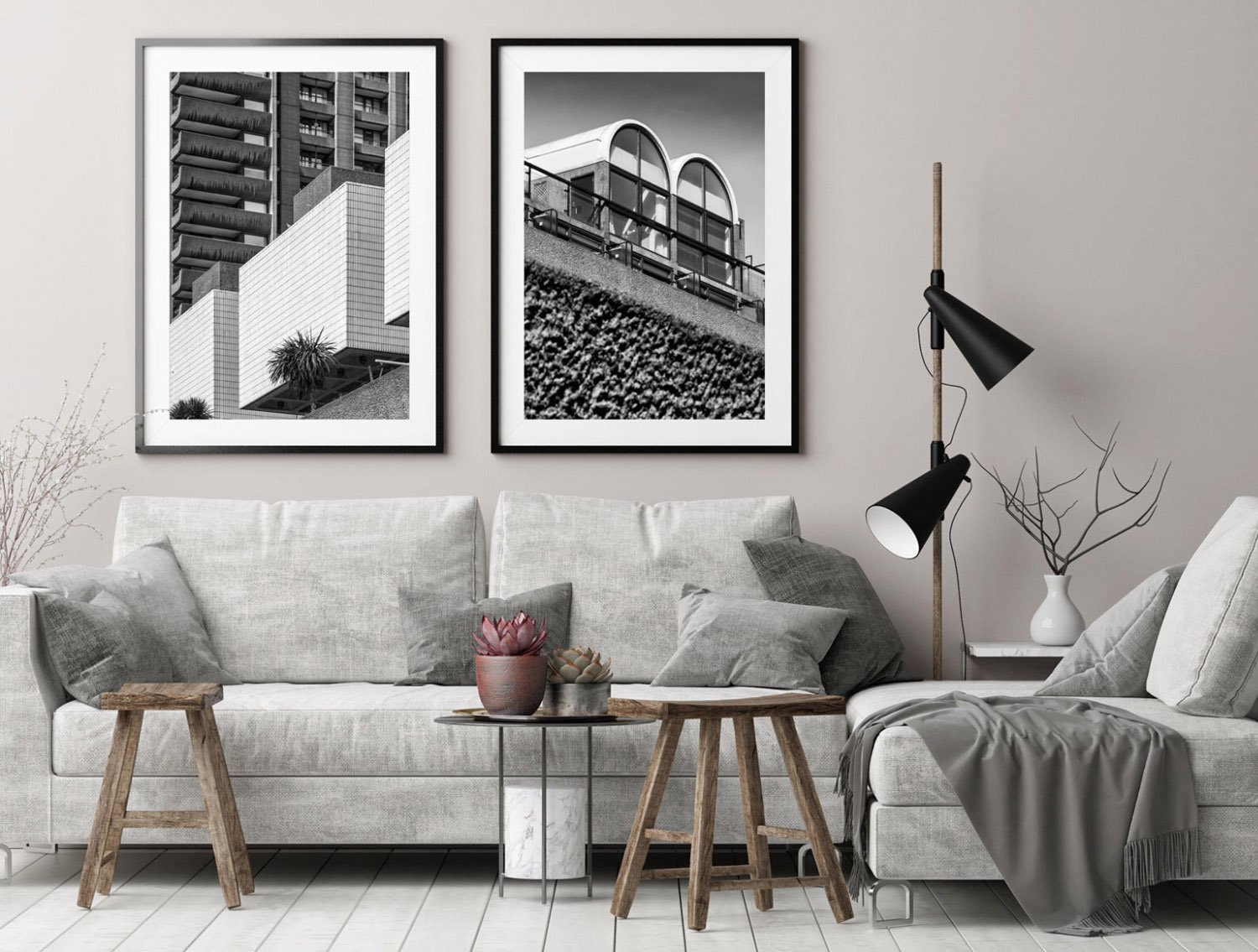 Fine art prints of the Barbican Estates Brutalist for home and office spaces 