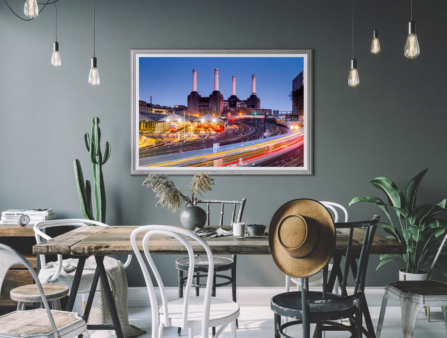  Fine art photography poster the Battersea Power Station. 
