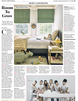 Wall Street Journal - Room to Grow