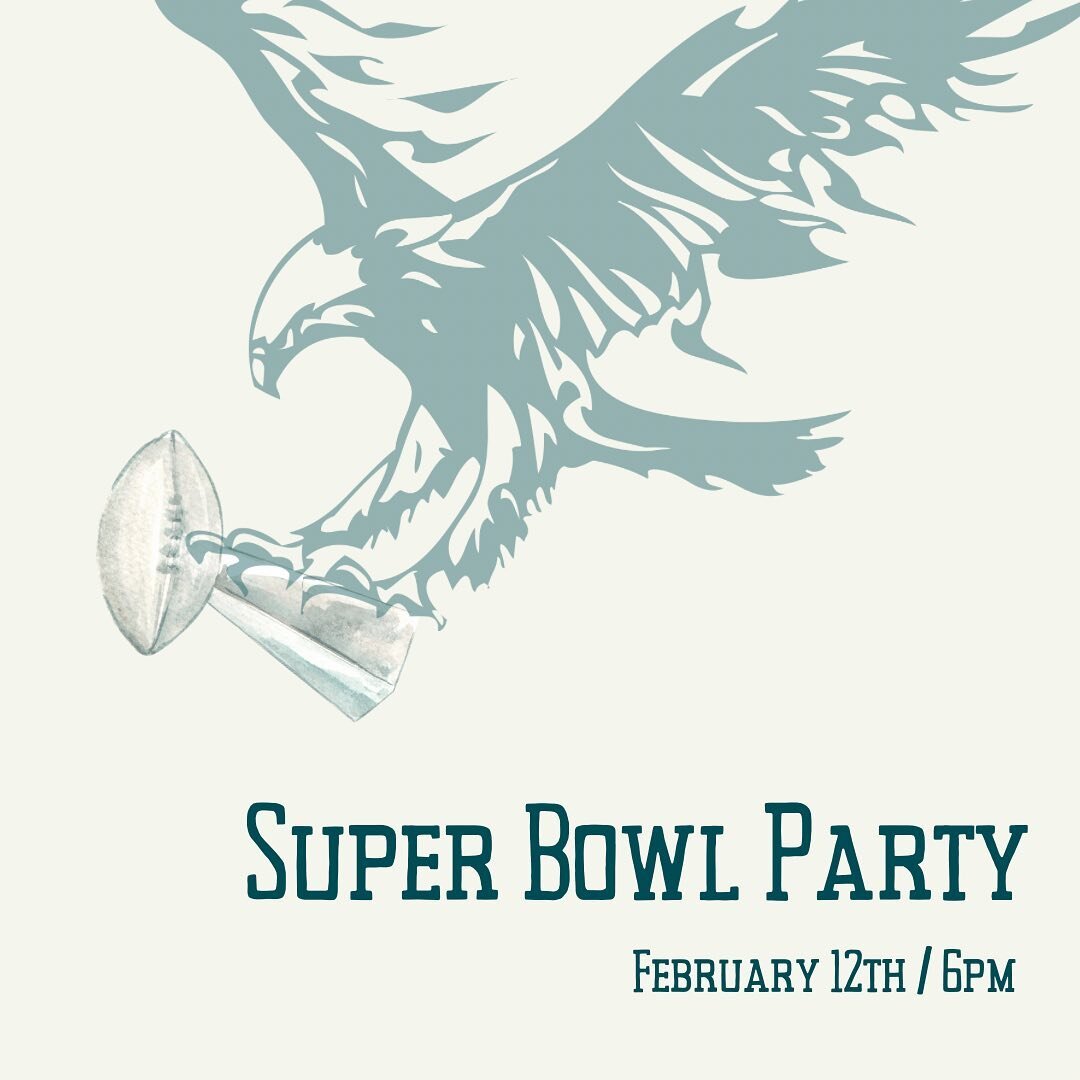 Come out to watch the Eagles in the Super Bowl! Meet in the highschool room. We&rsquo;ll have food, fellowship, and even a wing eating contest! See you there! 🦅