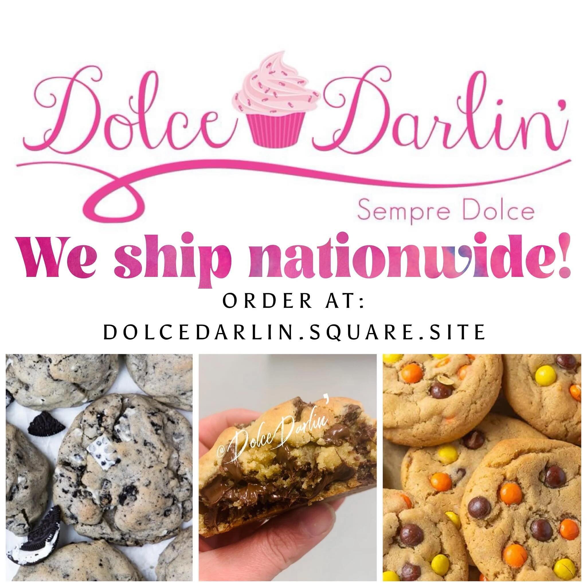 Don&rsquo;t forget to get your weekly cookies delivered straight to your door! ❤️ Plus, there will be a little gift included in each box! 

https://dolcedarlin.square.site/product/cookie-box-3-varieties/517?cs=true&amp;cst=custom

#GiantCookies #Cook