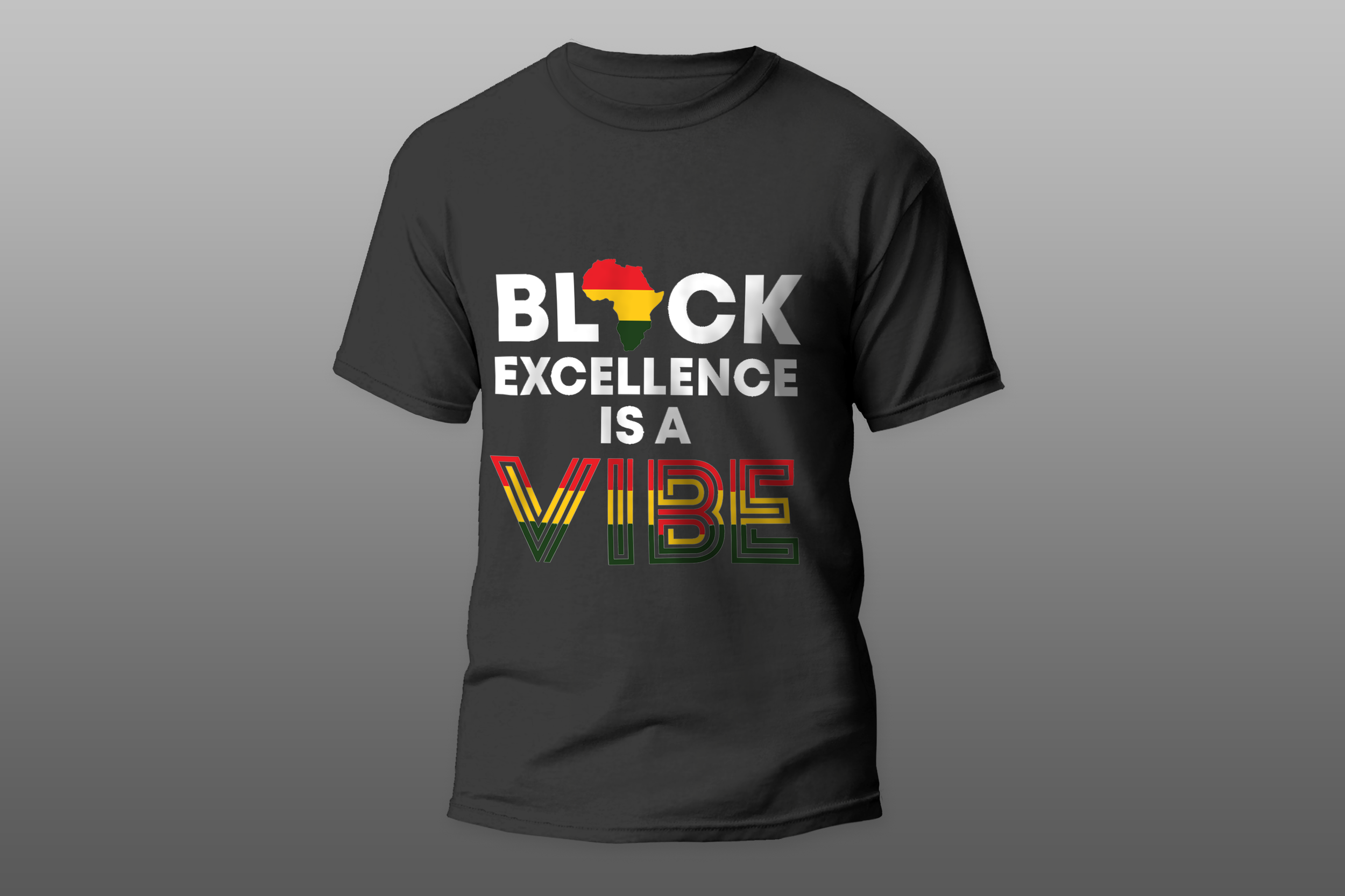 black excellence is a vibe tshirt mockup.png