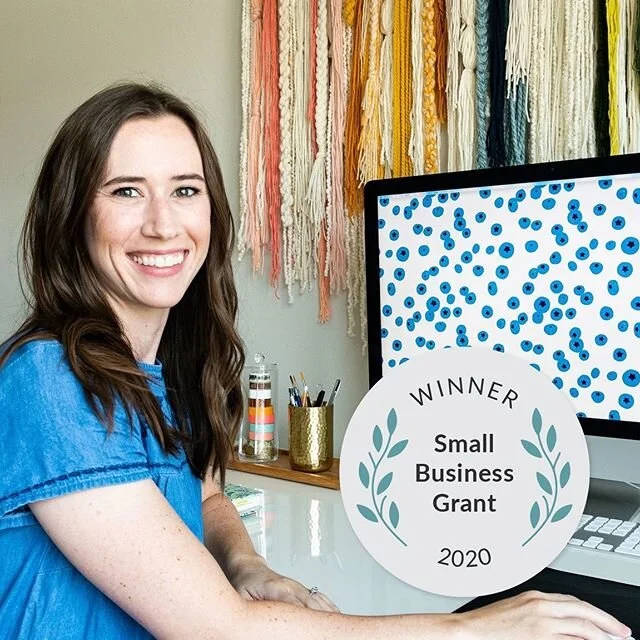 Big news for me today! I am one of the recipients of the @spoonflower small business grant! You may have seen me talking about my new business @shopcuckoo over the past few months. Like most small businesses, I&rsquo;ve had to put a lot of things on 