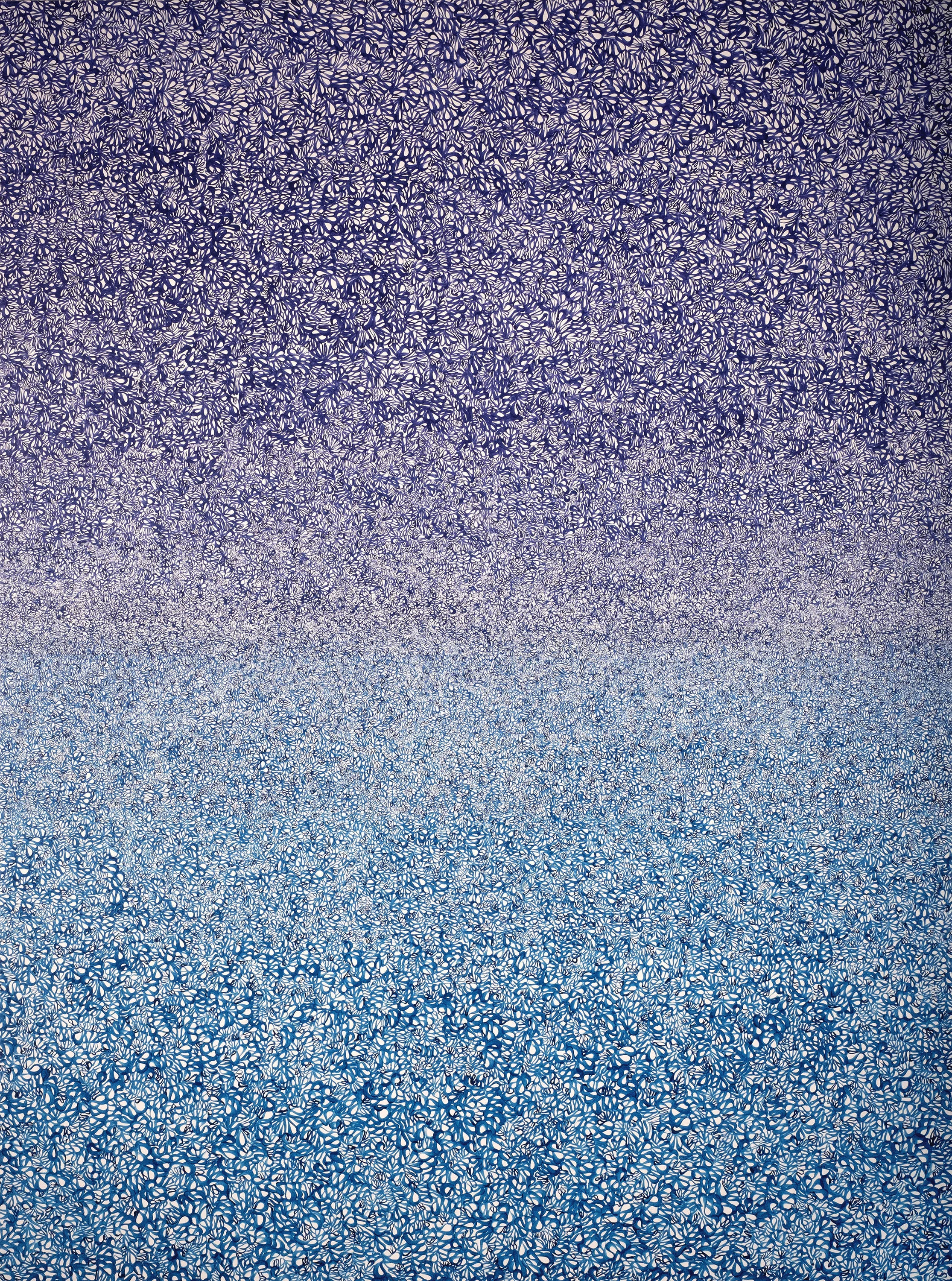 A Line Through the Rainbow (Violet to Indigo), 2017