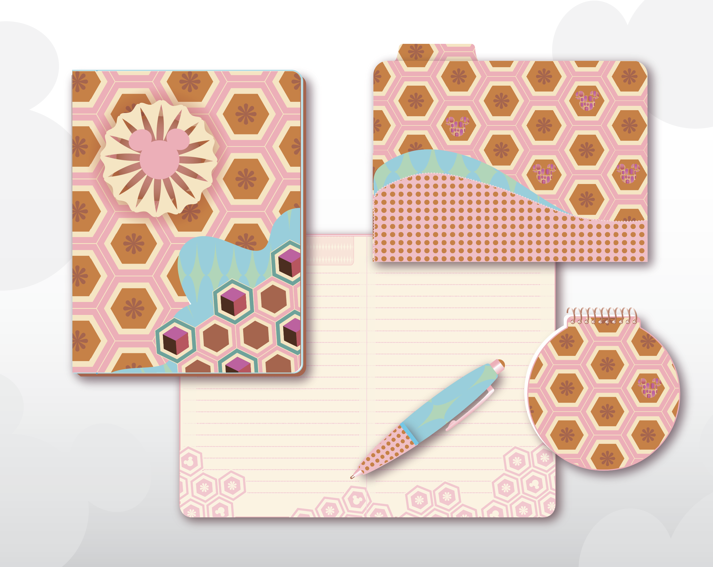 DISNEY - MODERN MICKEY STATIONERY SET 3
