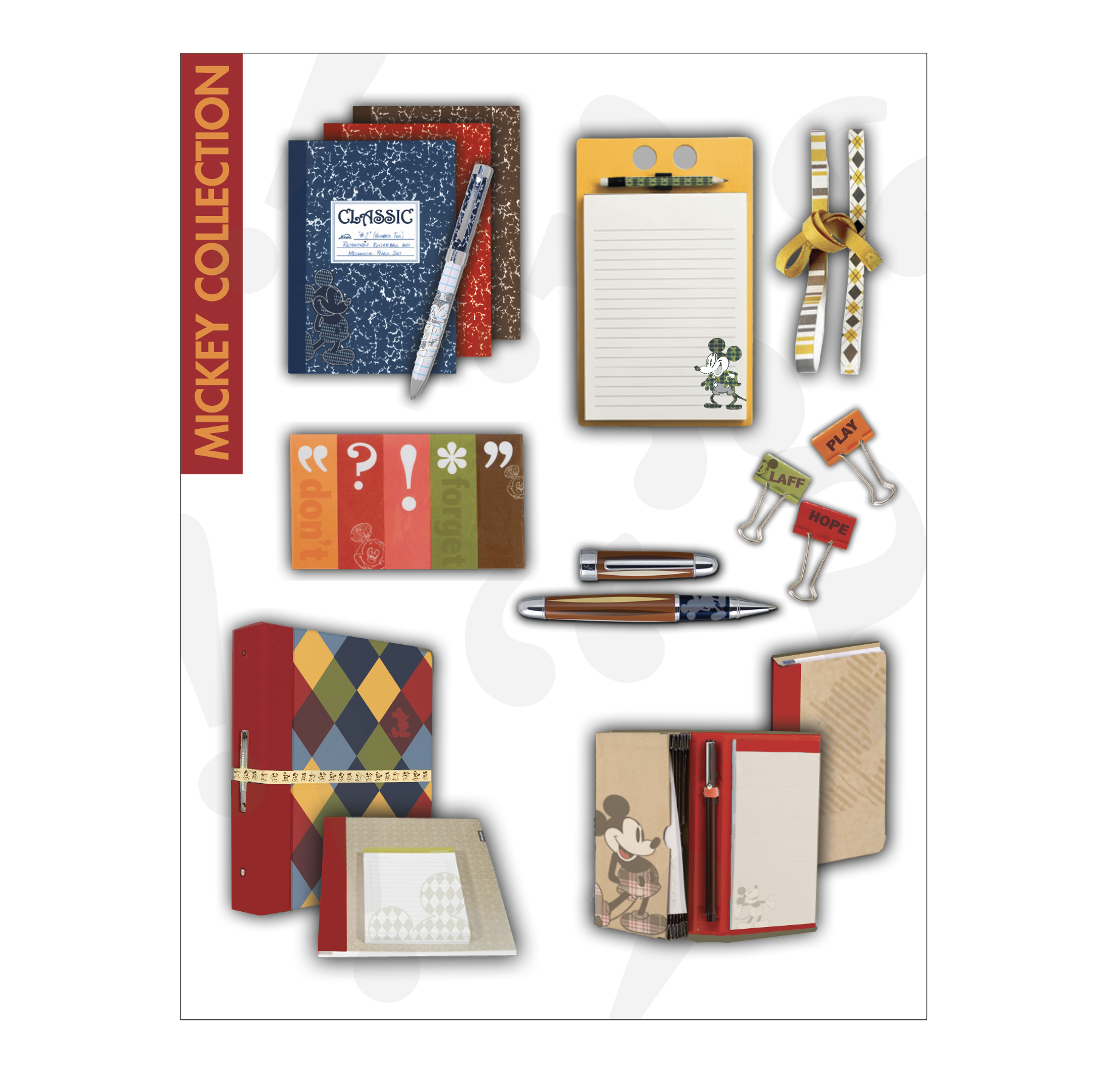 MICKEY STATIONERY COLLECTION