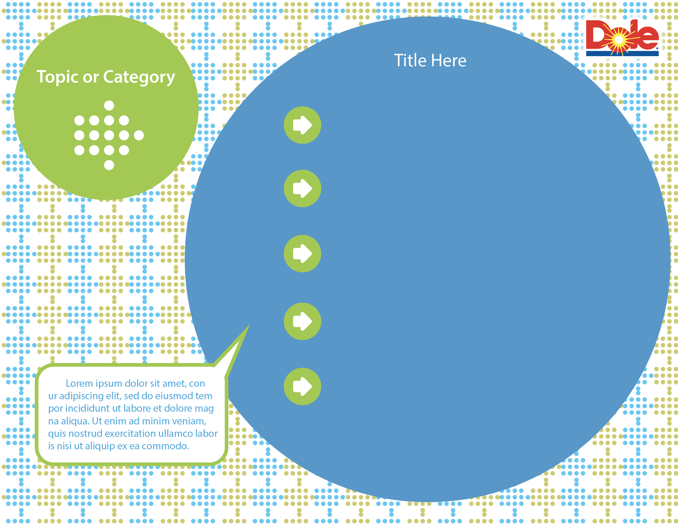  DOLE - PRESENTATION TEMPLATE DESIGN