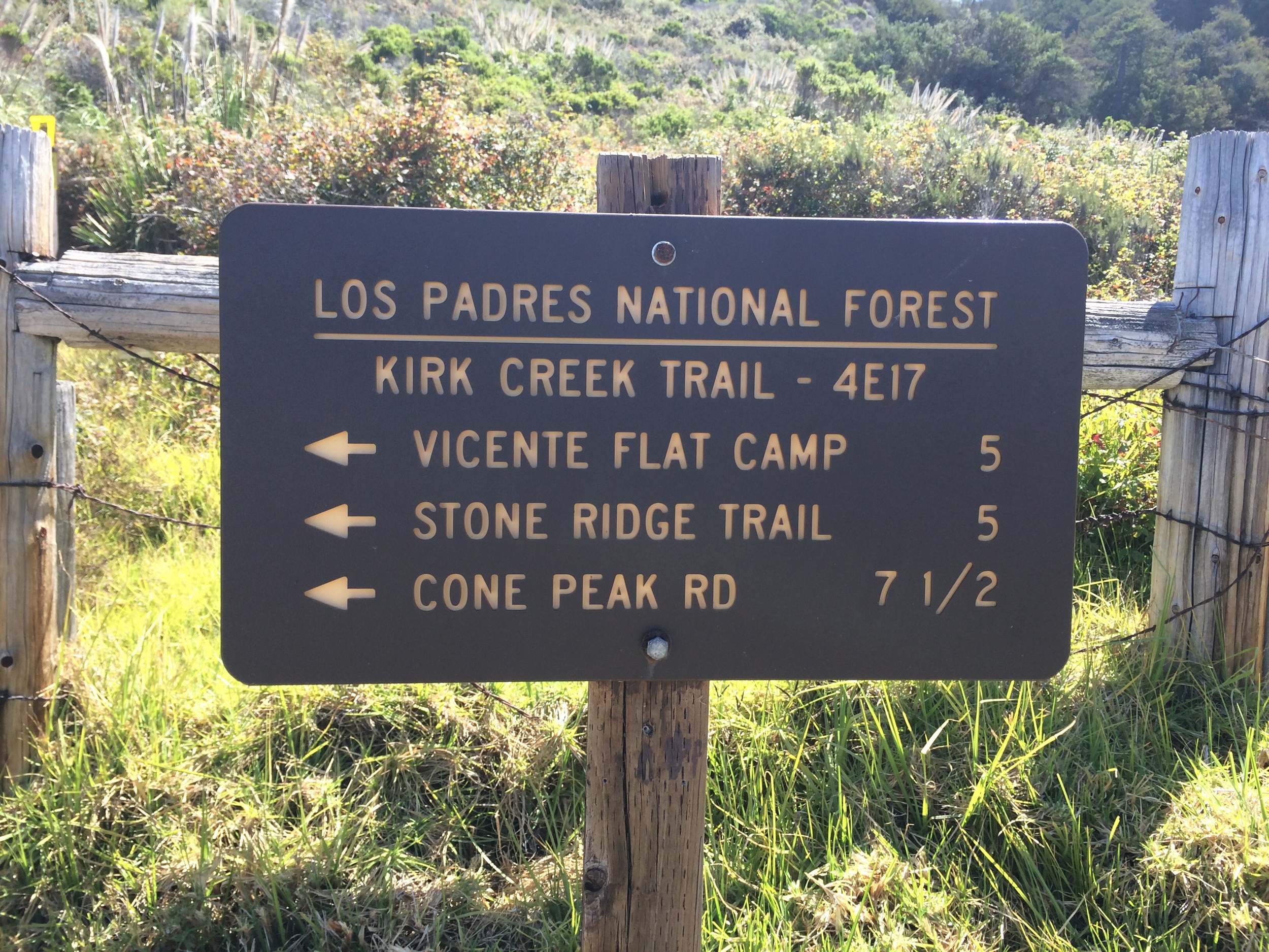 The trail begins right off of Highway 1, quite a bit south of Julia Pfeiffer State Park and the more popular, crowded areas of Big Sur. Parking is free and all you need is a fire permit if you're using a stove or making a campfire (printable online or available at Big Sur Station).