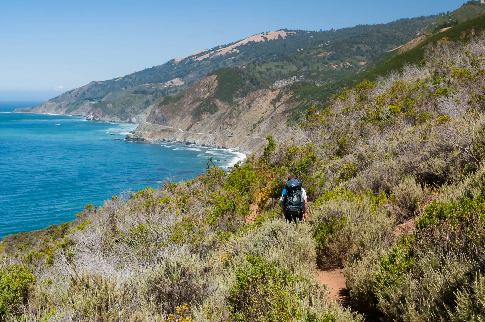 The hike back to the car seemed infinitely easier than the hike in, with less uphill portions and this beautiful view every time you look up.