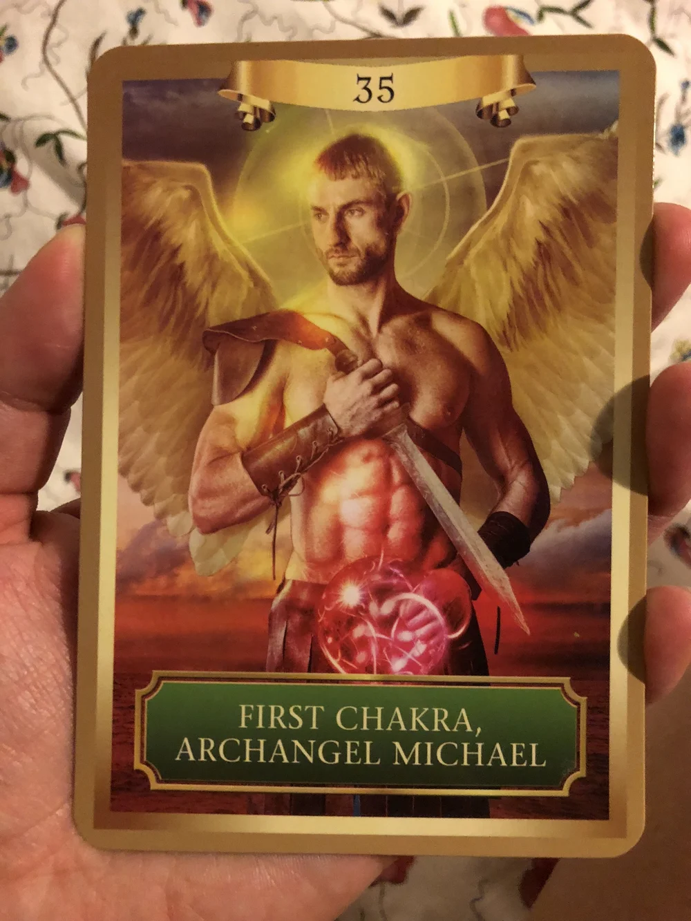Energy Oracle Cards - First Chakra, Archangel Michael — LiLi Loves
