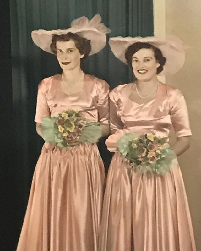 Just a random photo of a photo I took at a second hand store in Canberra. I wonder who these people are and why their wedding photo ended up at an opportunity shop. #vintage #retro #wedding #backintheday #bride #bridesmaid #oldphoto #photo #photoofth
