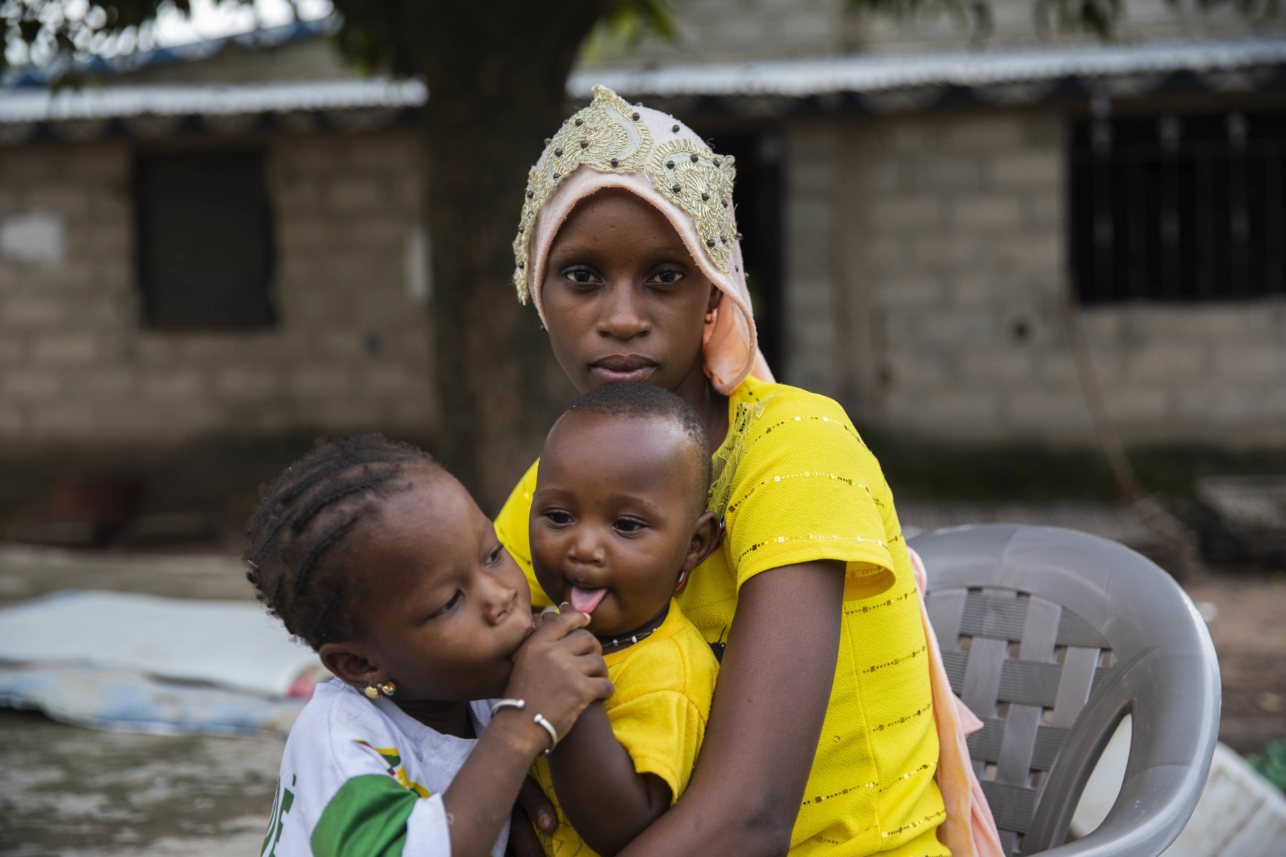 Mariama Diao, has two children, Binta and Mamadou Mballo. She is married to Seckou Mballo who runs one of the bigger shops in a small town outside of Kolda, Senegal. Mariama’s first pregnancy had complications and with the help of Binta Sall, the he