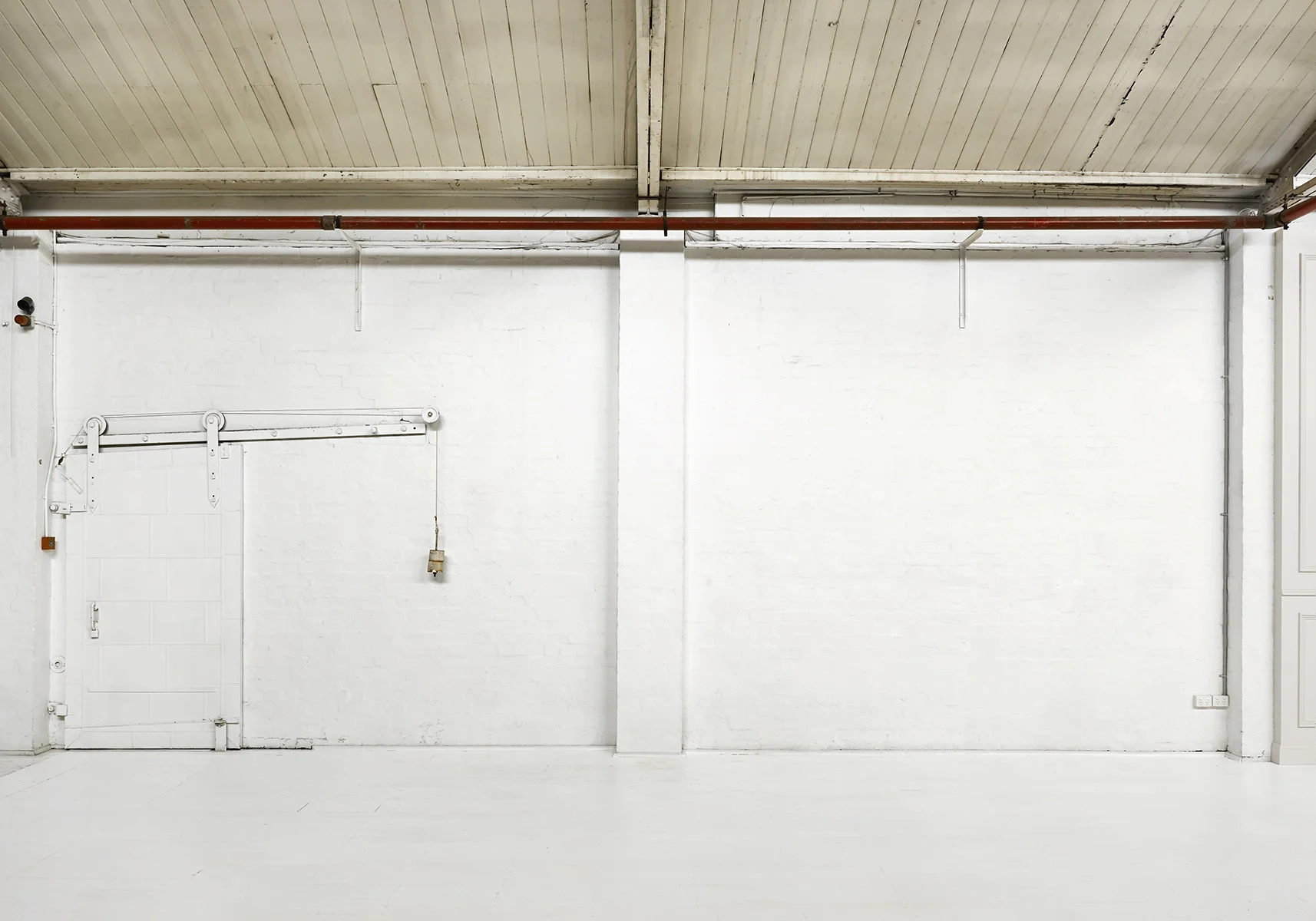 WHITE BRICK INDUSTRIAL WALL