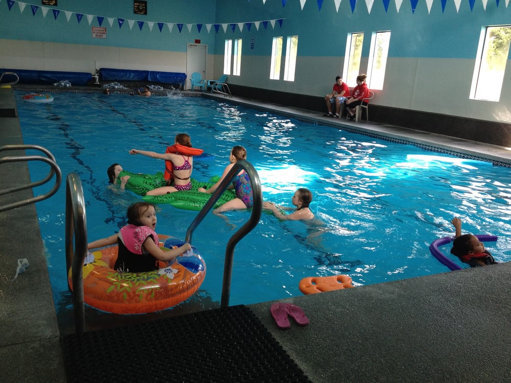 Swimming at the SAC pool.