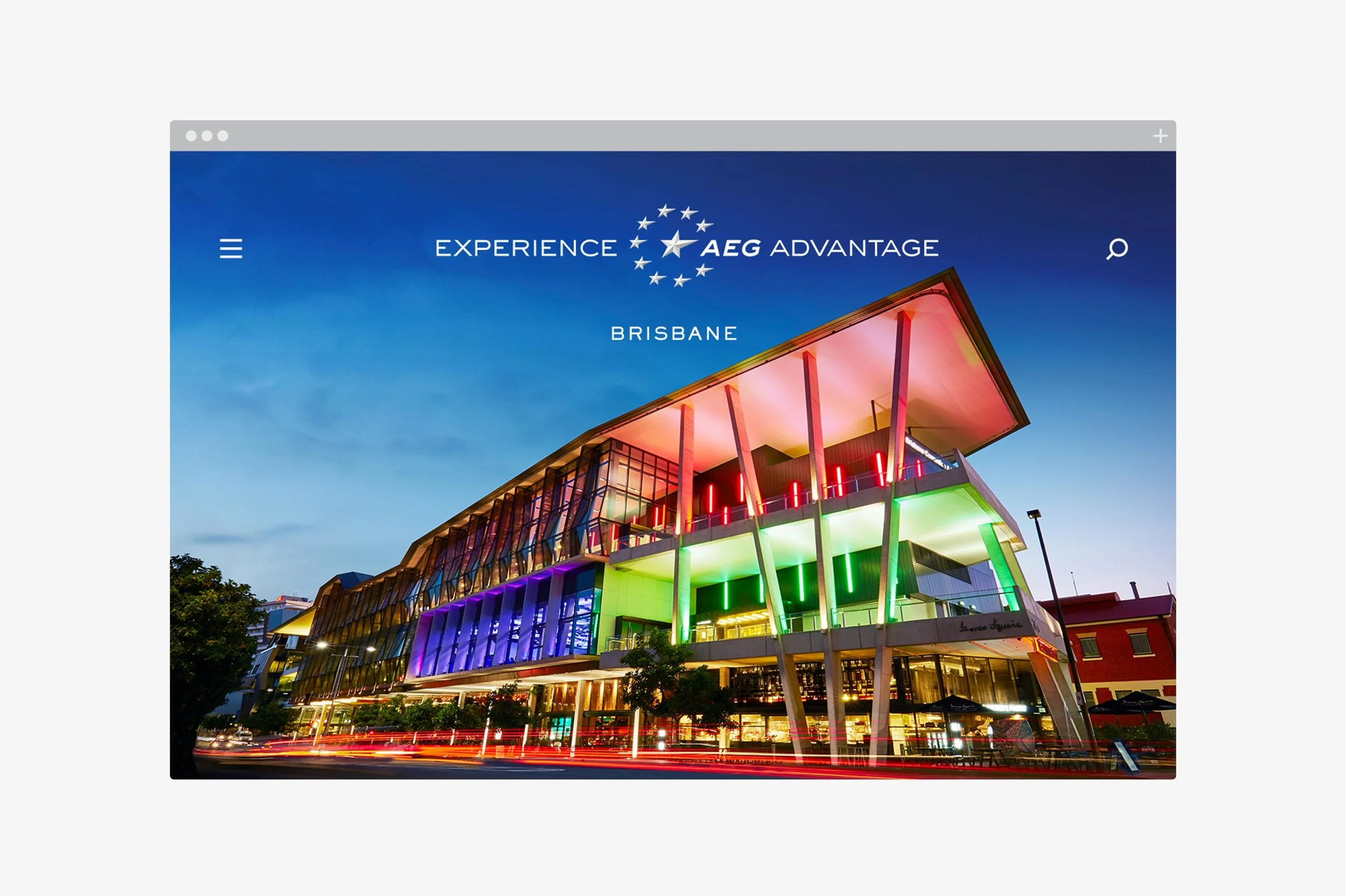 Showcase the venue advantage
