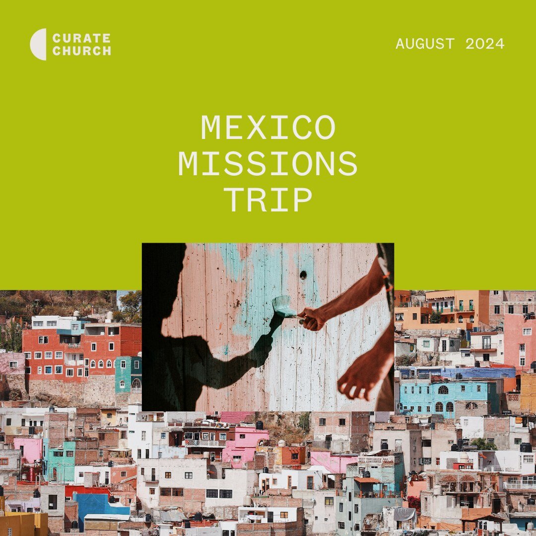 We are so excited to be sending teams on Curate Cares Missions trips in 2024! 

Our trip to serve in Mexico with the Roberts Family is coming up in August. If you would like to be a part of it, please let us know as soon as possible. Head to curatech