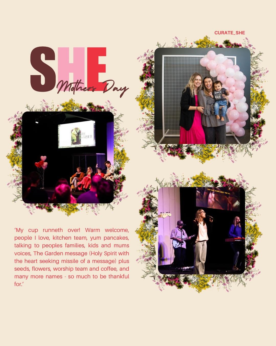 That was a Mother&rsquo;s Day for the books! From a Photo Booth to Pancake breakfast, to a panel of incredible mum&rsquo;s being interviewed and gifts for everyone. Sunday was special. Thank you to the Mum&rsquo;s and those who spiritually, and emoti