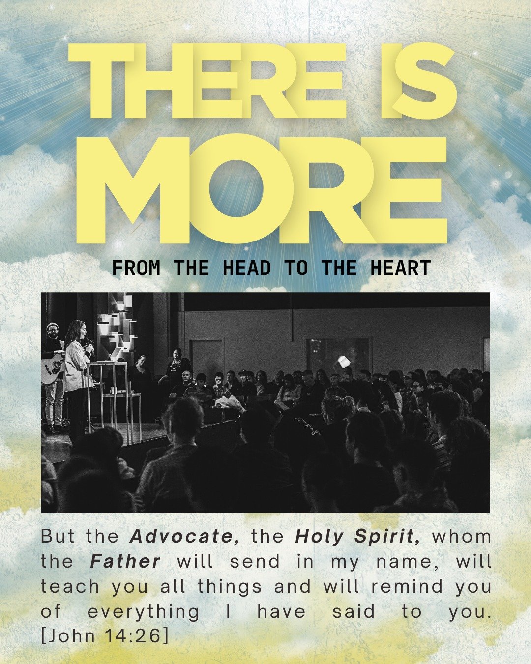 The message and ministry time at church yesterday was really, really good. 🙌 If you missed out on Sarah's message &quot;From the Head to the Heart&quot;, you can catch up on the podcast or YouTube. Then carve out some time this week to spend in wors