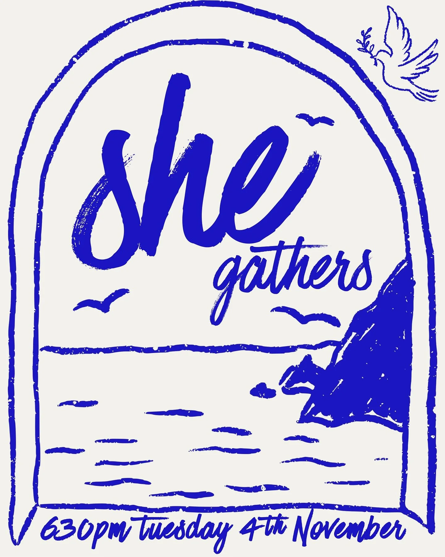 SHE GATHERS is on again next Tuesday!!!! 💃💃🏻💃🏼💃🏽💃🏾💃🏿
We have a special night planned for you ladies — kai from 6:30pm followed by a service at 7pm 🌷
 
Bring your Mum, sister, daughter, neighbour, cousin, aunty & niece 💗 WE'LL