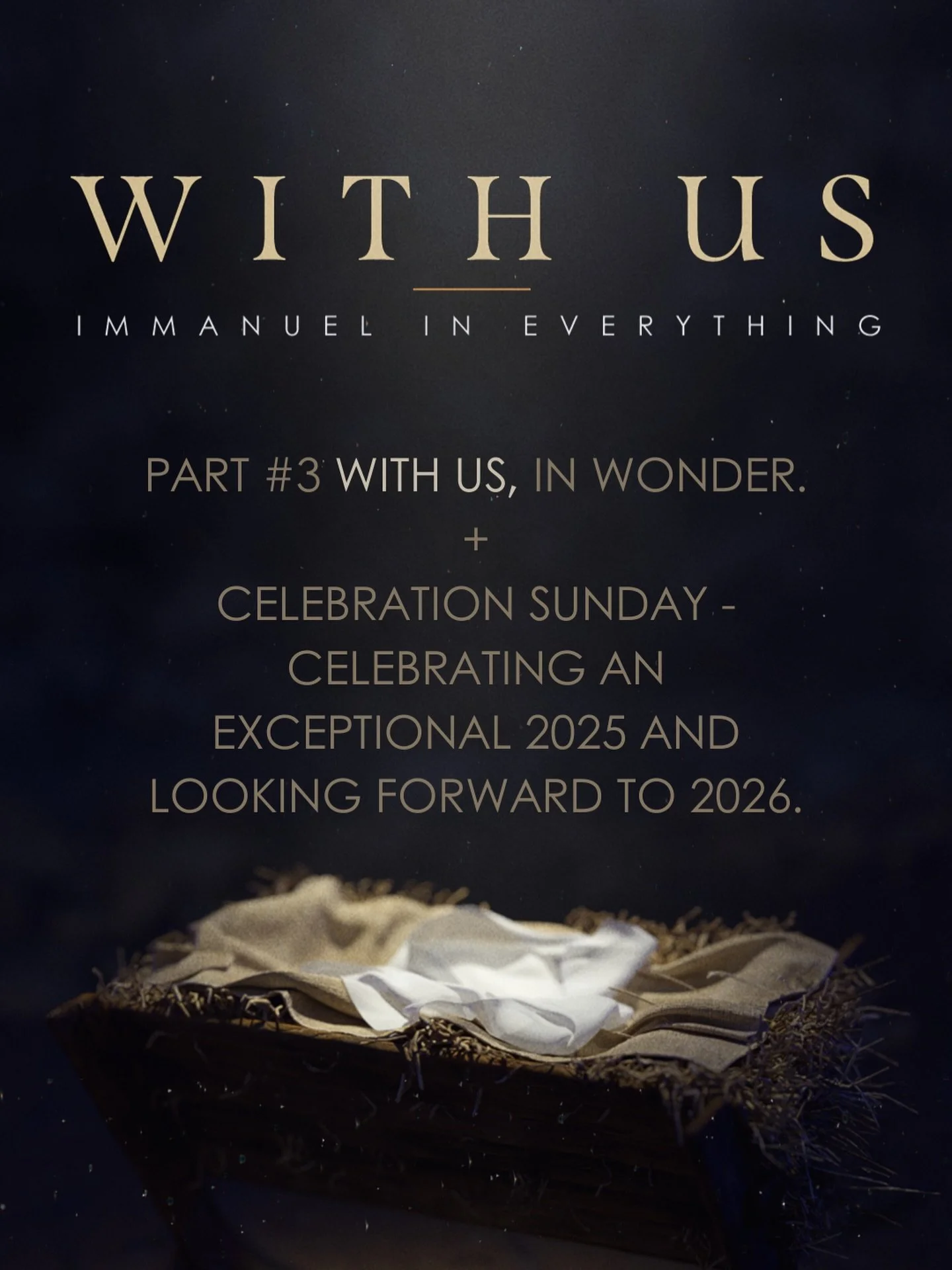 We can&rsquo;t wait to see you tomorrow as we continue our Christmas Celebrations with a look back at the last year before looking forward to 2026.