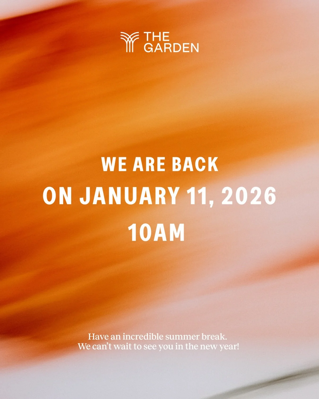 We are taking a few weekends off to enjoy the summer break but already can&rsquo;t wait to be back with you! January 11 can&rsquo;t come soon enough. Sundays are for church!