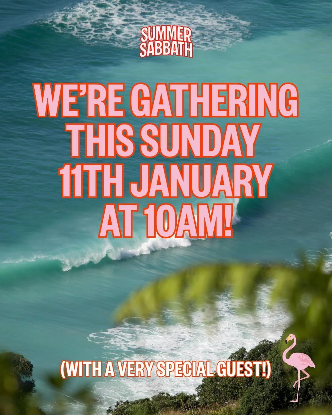 4 days to go . . . 
Trusting you are having a restful summer sabbath. We&rsquo;re getting excited about gathering again this Sunday!  We&rsquo;re having ONE gathering at 10am for the month of January, and have a special guest coming.  See you all soo