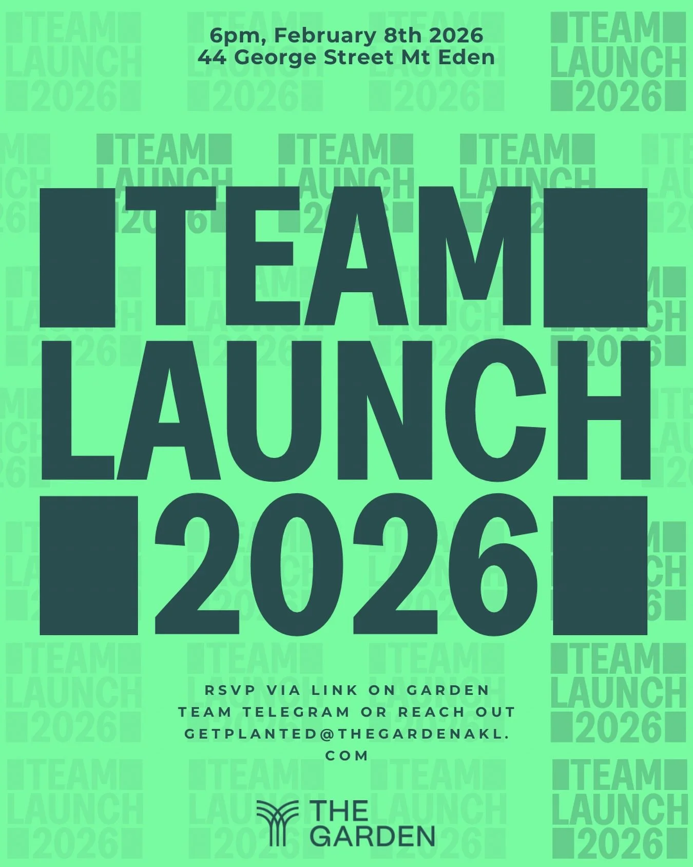 This Sunday night at 6pm we&rsquo;re gathering to launch our teams for 2026.

If you serve, lead, set-up, pack-down, pray, welcome, create, host, or are thinking about jumping in, this night is for you.

We&rsquo;ll cast vision, celebrate what God is