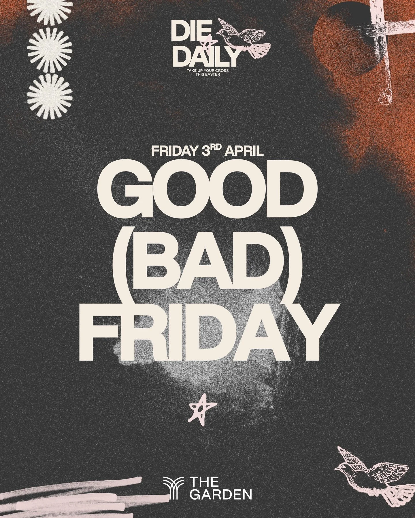 Easter isn&rsquo;t just about celebration.
It&rsquo;s about surrender.

Before there was an empty tomb,
there was a brutal cross.
Before resurrection,
there was stripping away.
Before hope rose,
love looked too far gone.

Join us for Easter Weekend a