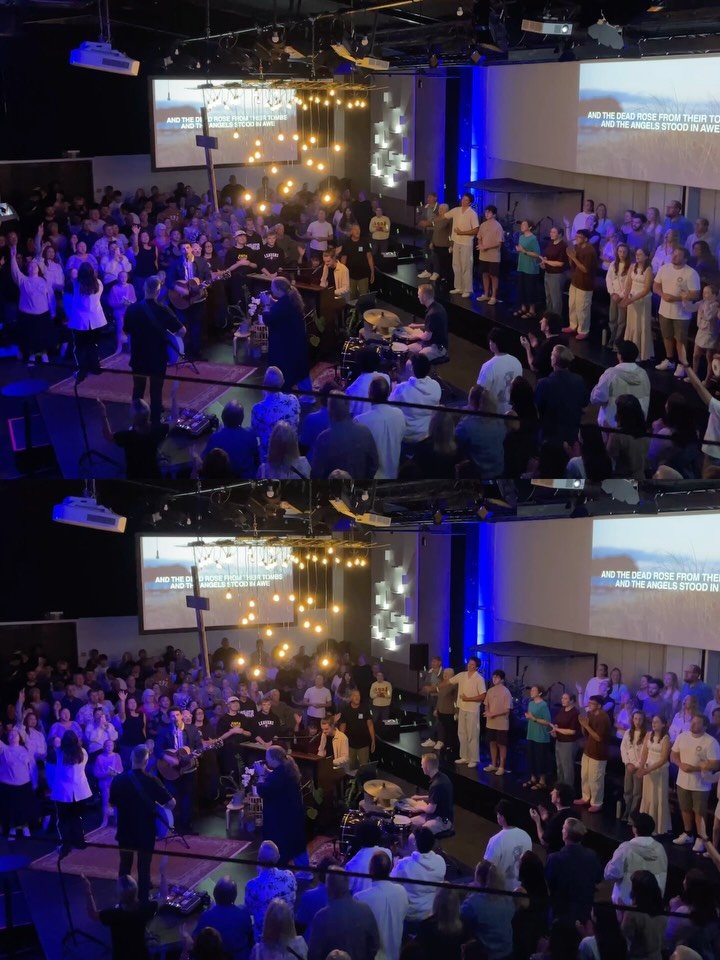 EASTER IPHONE DIARIES 🌟

Some glimpses into our Easter gatherings &mdash; THE CHURCH IS ALIVE! 💒

Along the way, Jesus suddenly appeared in front of them &amp; said, "Rejoice!" They were so overwhelmed by seeing Him that they bowed down &