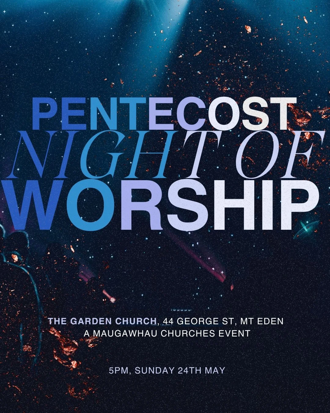 Pentecost Sunday night, we&rsquo;re gathering with churches from across our area for one simple reason:

To worship Jesus together.

The Bible reminds us that the Spirit was poured out, not just on one person, one room, or one church, but on the peop
