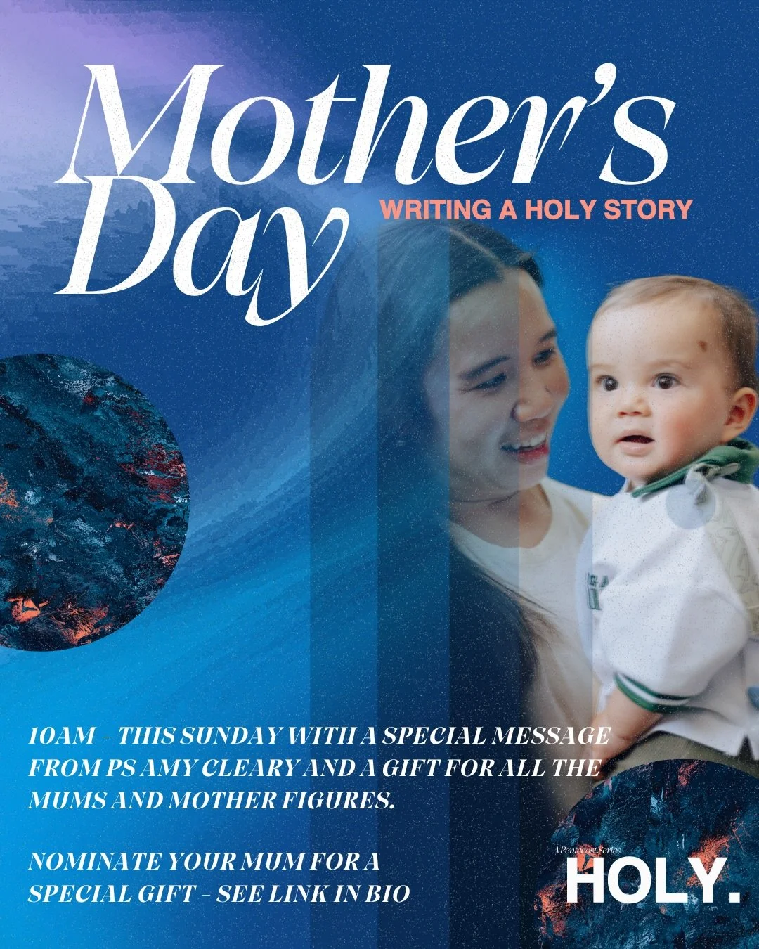 This Sunday is Mother&rsquo;s Day at The Garden.

We&rsquo;ll be gathering at 10am for a special morning as Ps @amylouisecleary shares a message called Writing a Holy Story, as part of our HOLY series.

We&rsquo;ll also be honouring all the mums and 