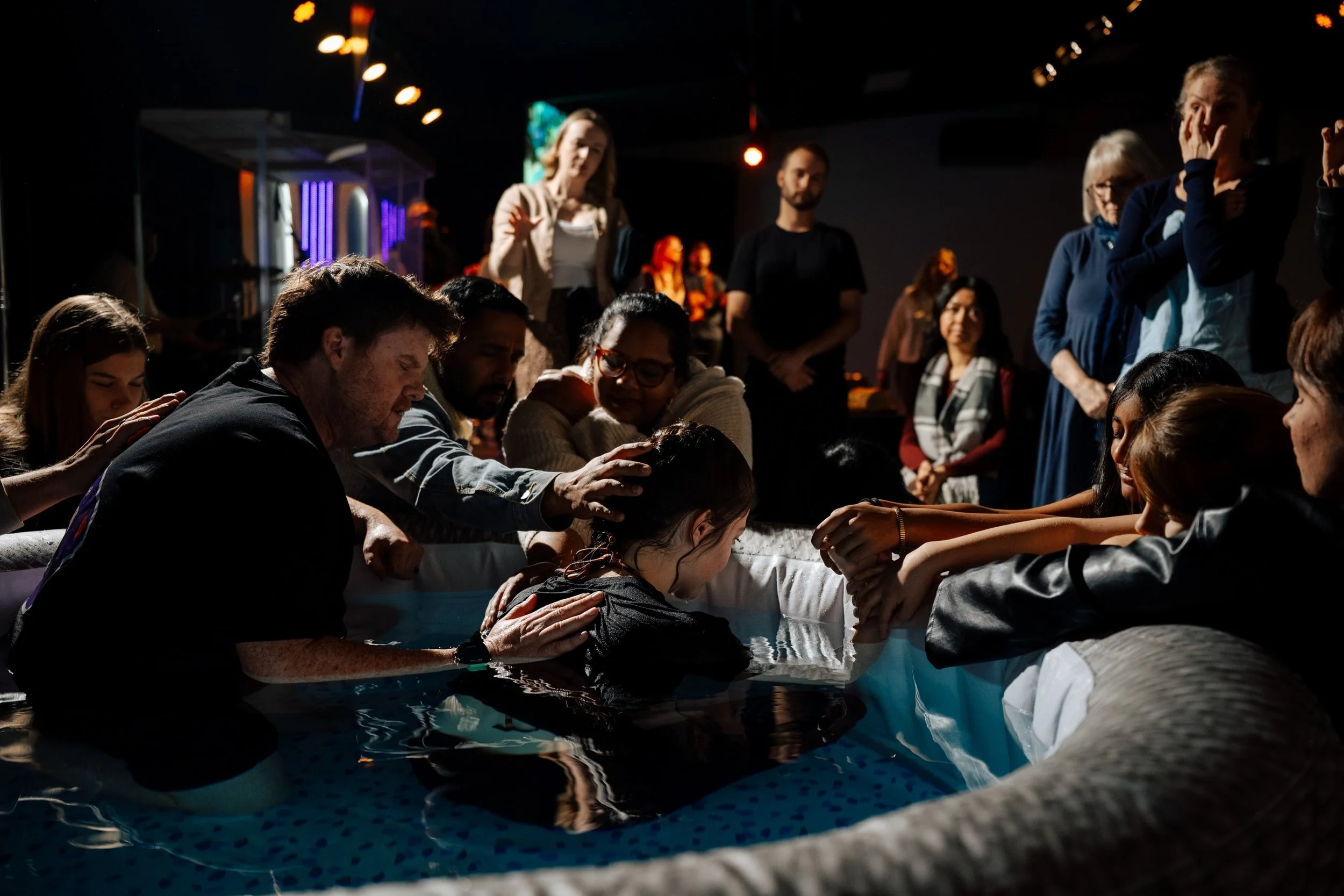 Sunday was exceptional. The greatest Sundays are those where we get to baptize people into their new life with the Lord.
How good! 
For the Lords Splendour.