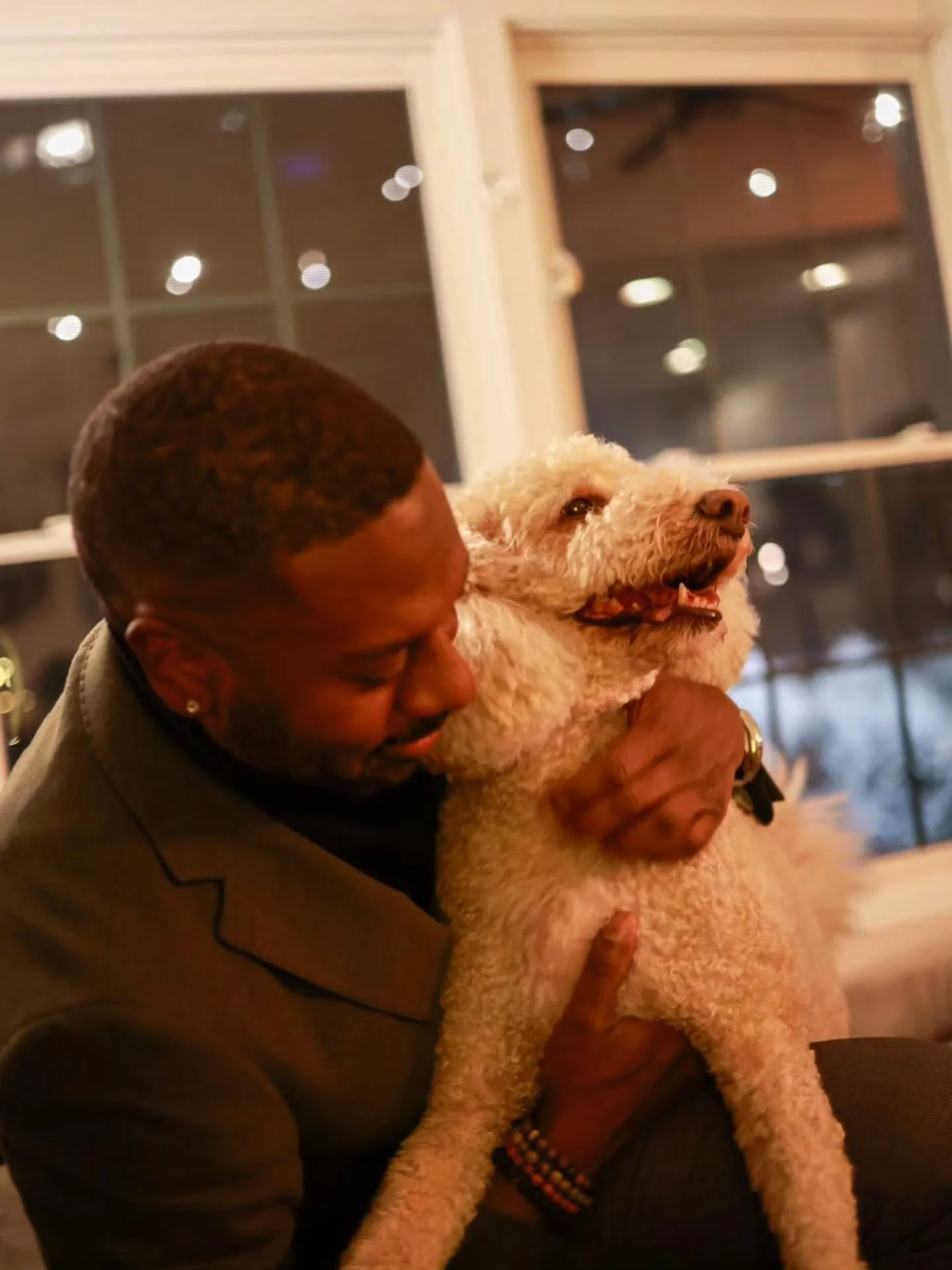 Dog dad duty. @baltimoredoodle