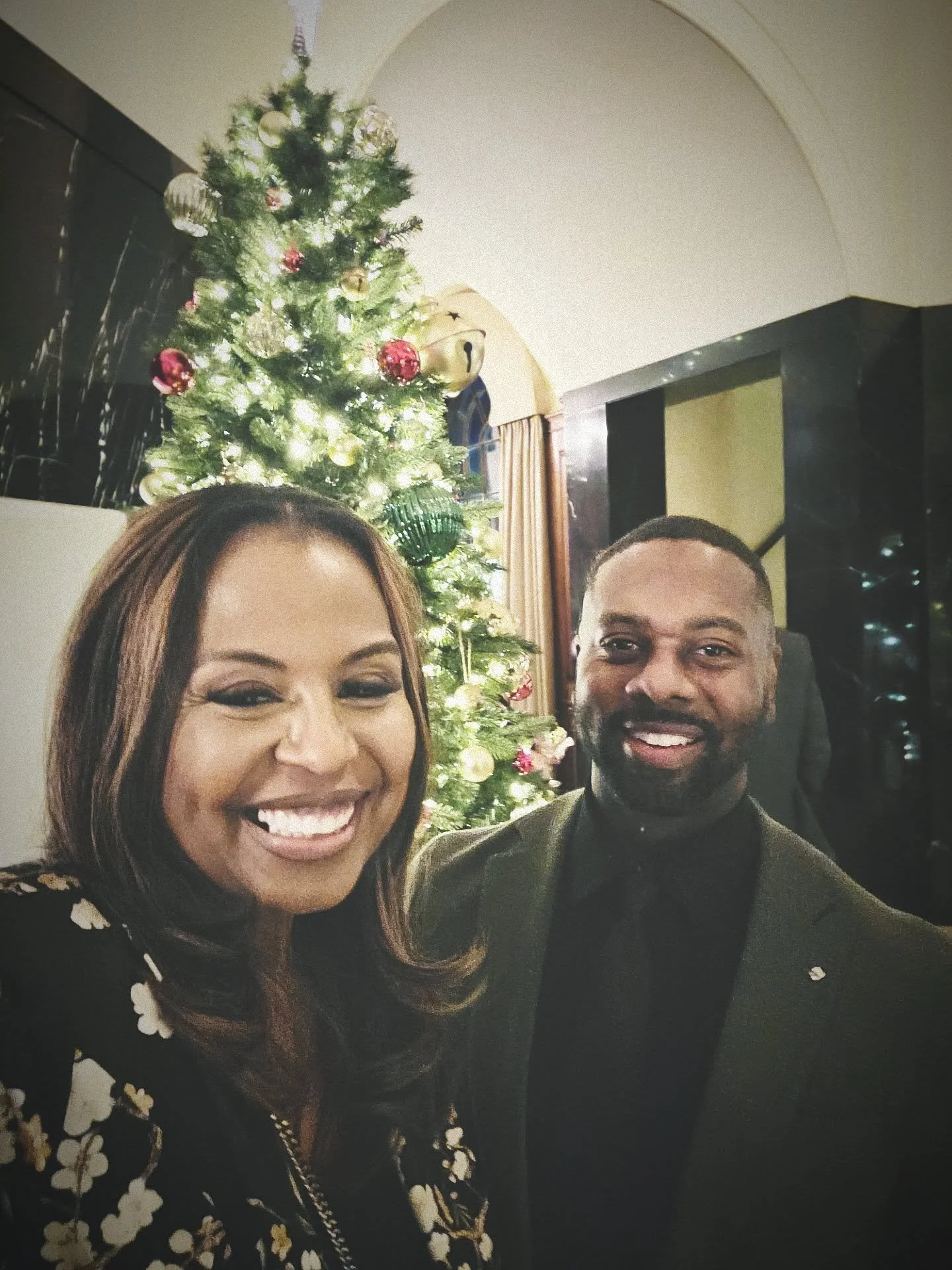 Tis the season. Holiday partying with @shelondastokes