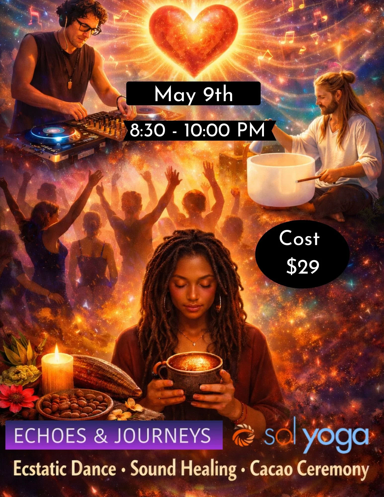 Spring Awakening: Ecstatic Dance, Sound Healing, and Cacao Ceremony