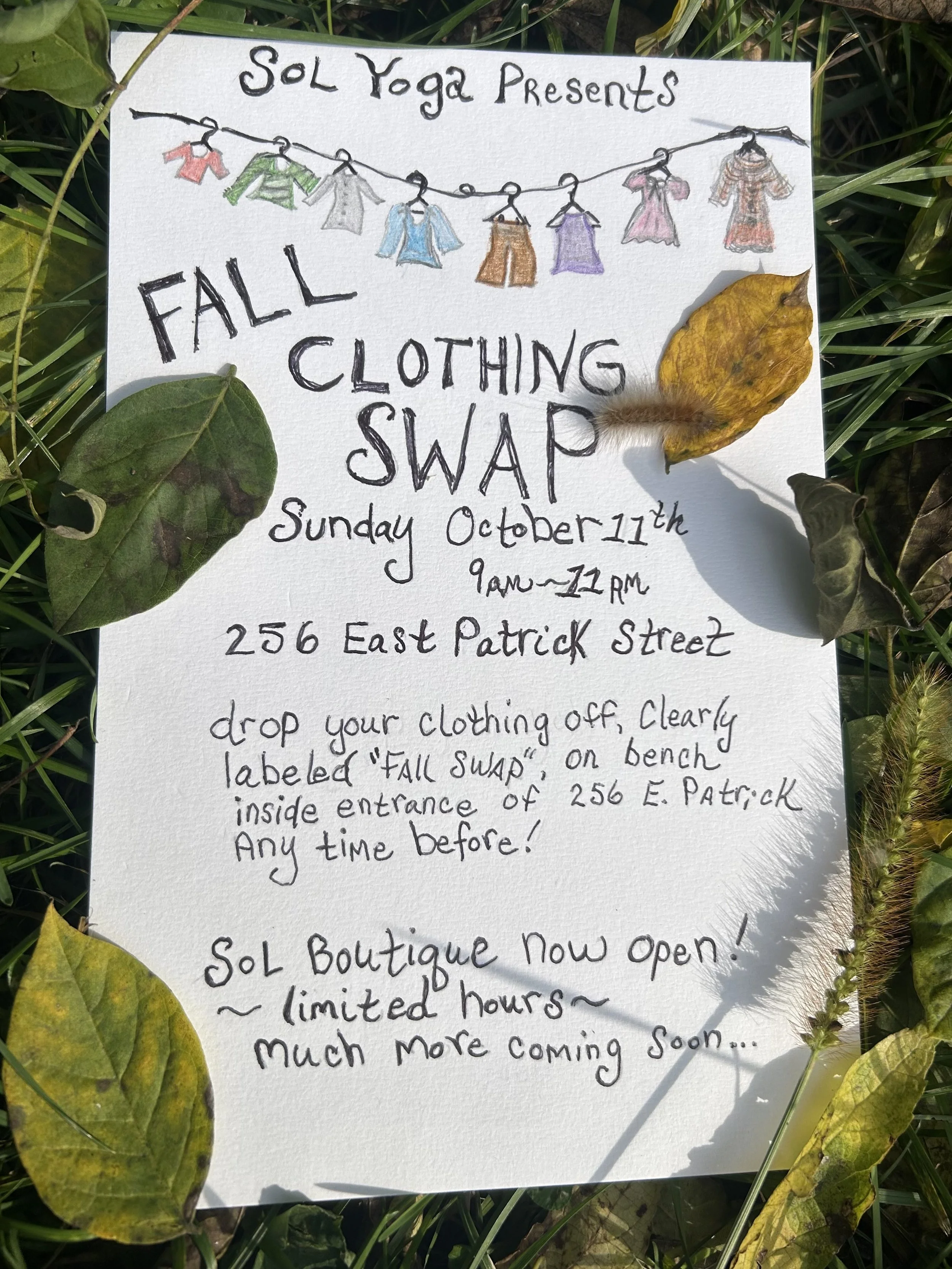 Fall Clothing Swap! - October 11