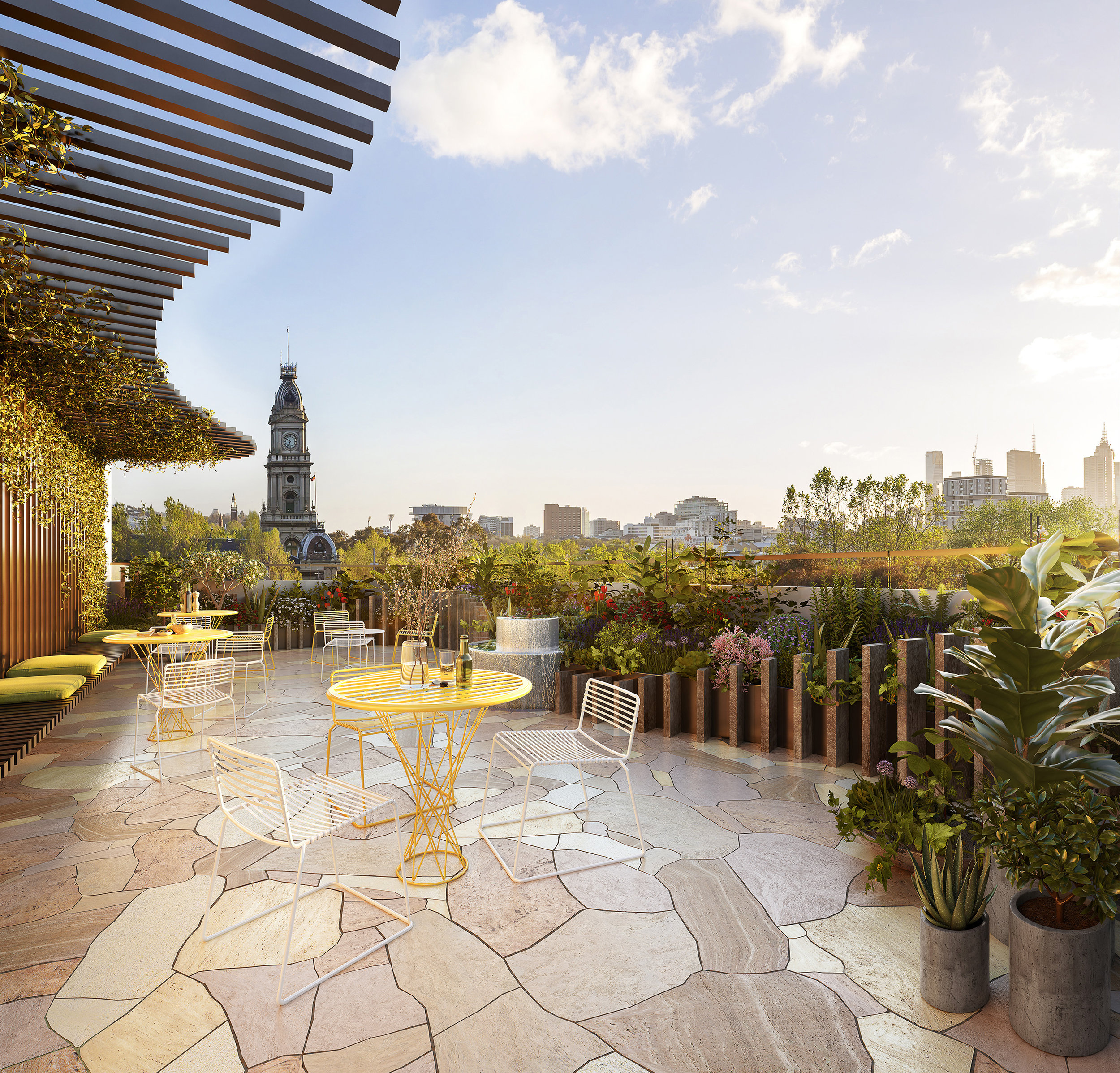 Habitat Abbotsford by Tripet is a place designed for mindful living, designed for local owner-occupiers seeking community-focused, sustainable living. This approach informed the creation of warm, friendly spaces with lots of greenery and easily recognisable local cues.