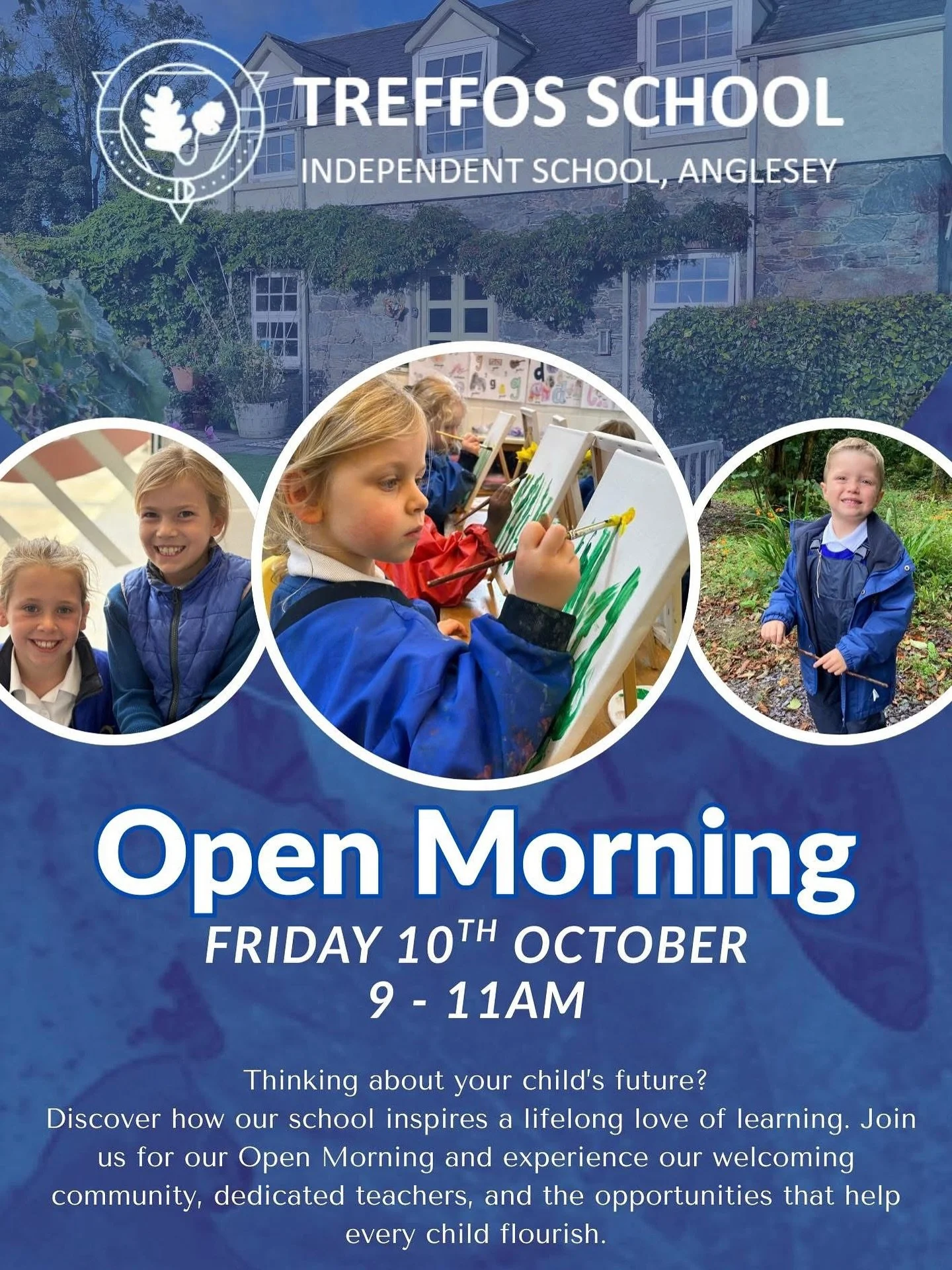 Reminder: Open Morning Tomorrow &ndash; 9:00 to 11:00 AM
 If you&rsquo;re considering the next step in your child&rsquo;s education, are a past parent interested in visiting, or a current parent who would like to drop in &ndash; we warmly invite you 