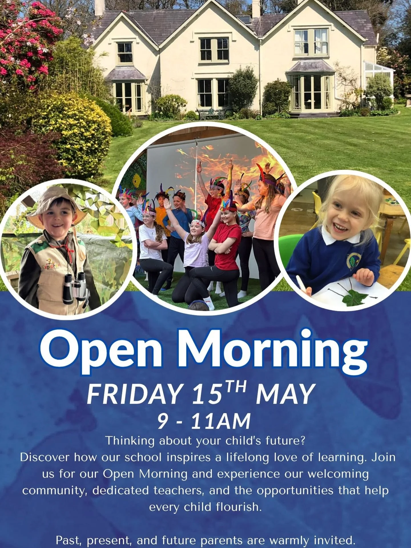 📚 Open Morning Reminder 📚

Just a friendly reminder that our Open Morning is taking place in 3 days! 

Come along to explore our school, meet the staff, and discover everything we have to offer for your child&rsquo;s learning journey. We look forwa