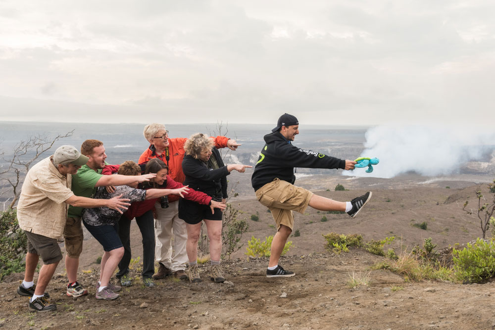 L-R: Rick, James (Instructor), Me, Heather, Phil, Lori and Mike (Instructor), and our workshop mascot ‘J-Dub!’ (photo courtesy Mike Mezeul II)